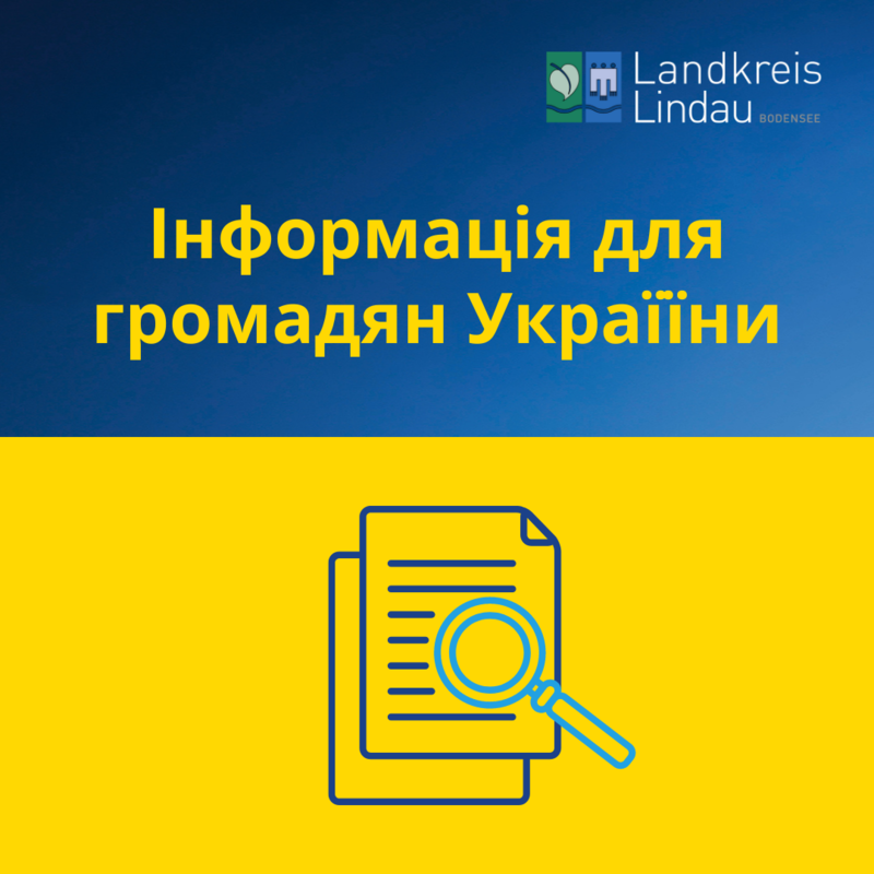 Informationen für ukrainische Flüchtlinge
