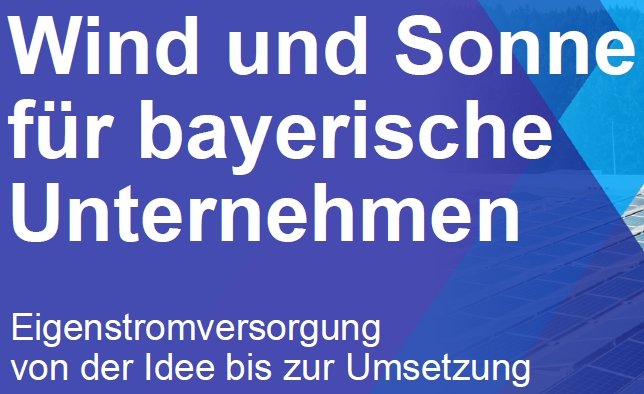 Logo: Wind und Sonne für bayerische Unternehmen
